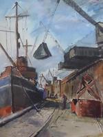 Watercolour Shoreham Harbour Listed Artist Guy Roddon 1947 (4 of 10) Watercolour Shoreham Harbour Listed Artist Guy Roddon 1947 (4 of 10)