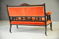Victorian Upholstered Small Sofa (6 of 6) Victorian Upholstered Small Sofa (6 of 6)