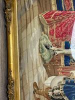 Large Artwork Gilt Gesso Framed 19th Century Tapestry French Royal Court "Playing Chess" (3 of 44) Large Artwork Gilt Gesso Framed 19th Century Tapestry French Royal Court "Playing Chess" (3 of 44)