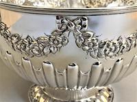 Superb Edwardian Silver Rose Bowl (4 of 6) Superb Edwardian Silver Rose Bowl (4 of 6)