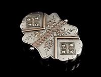 Victorian Aesthetic Silver Locket Brooch, 9ct Yellow & Rose Gold (3 of 8) Victorian Aesthetic Silver Locket Brooch, 9ct Yellow & Rose Gold (3 of 8)