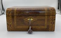 Victorian Inlaid Walnut & Tunbridge Ware Jewellery Box (4 of 14) Victorian Inlaid Walnut & Tunbridge Ware Jewellery Box (4 of 14)