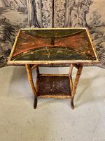 19th Century Bamboo Lacquered Occasional Table (2 of 4) 19th Century Bamboo Lacquered Occasional Table (2 of 4)