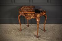 Pair of Dutch Marquetry Inlaid Serpentine Card Tables (12 of 18) Pair of Dutch Marquetry Inlaid Serpentine Card Tables (12 of 18)