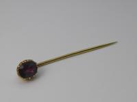 Victorian 15ct Gold Garnet Stickpin (2 of 5) Victorian 15ct Gold Garnet Stickpin (2 of 5)