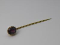 Victorian 15ct Gold Garnet Stickpin (2 of 5)