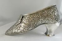 Large Very Rare Sterling Silver Shoe Box. Birmingham 1921 (4 of 9) Large Very Rare Sterling Silver Shoe Box. Birmingham 1921 (4 of 9)