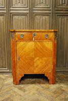 Rare English Tulipwood Commode / Side Cabinet (7 of 7) Rare English Tulipwood Commode / Side Cabinet (7 of 7)