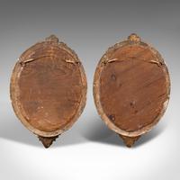 Pair of Antique Girandole Mirrors, English, Giltwood, Ovall, Wall, Regency, 1820 (10 of 10) Pair of Antique Girandole Mirrors, English, Giltwood, Ovall, Wall, Regency, 1820 (10 of 10)