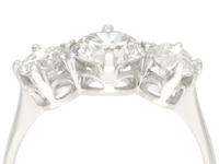 2ct Diamond & Platinum Three Stone Ring - Vintage c.1940 (2 of 9) 2ct Diamond & Platinum Three Stone Ring - Vintage c.1940 (2 of 9)