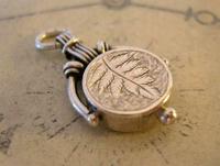 Antique Pocket Watch Chain Silver Compass Fob 1890s Victorian Working Drum Case Fob (6 of 10) Antique Pocket Watch Chain Silver Compass Fob 1890s Victorian Working Drum Case Fob (6 of 10)