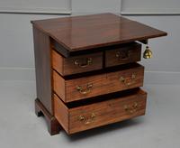 Small Georgian Mahogany Bachelors Writing Chest of Drawers with Provenance (10 of 24) Small Georgian Mahogany Bachelors Writing Chest of Drawers with Provenance (10 of 24)