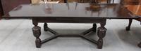 1940's Oak Bulbous Country Draw Leaf Table (3 of 4) 1940's Oak Bulbous Country Draw Leaf Table (3 of 4)