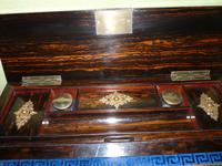 QUALITY Betjemann Coromandel Writing Box. 100% Original c1870 (11 of 15) QUALITY Betjemann Coromandel Writing Box. 100% Original c1870 (11 of 15)