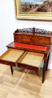 19th Century French Flame Mahogany Desk (4 of 6) 19th Century French Flame Mahogany Desk (4 of 6)