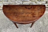 Georgian Mahogany Demi Lune D-End Console Table (9 of 14) Georgian Mahogany Demi Lune D-End Console Table (9 of 14)