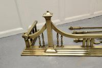 Large Victorian Arts & Crafts Brass Fender & Tools (4 of 6) Large Victorian Arts & Crafts Brass Fender & Tools (4 of 6)