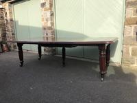 Antique Mahogany 3 Leaf Extending Dining Table (6 of 12) Antique Mahogany 3 Leaf Extending Dining Table (6 of 12)