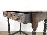 Antique Oak Side Table with Geometric Drawers (2 of 10) Antique Oak Side Table with Geometric Drawers (2 of 10)