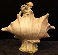 Antique Art Nouveau Centre Piece of Maiden on Shell (6 of 9) Antique Art Nouveau Centre Piece of Maiden on Shell (6 of 9)