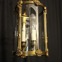 French Gilded Bronze Antique Hall Lantern (8 of 9) French Gilded Bronze Antique Hall Lantern (8 of 9)