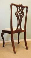 Antique Set of Six Mahogany Chippendale Style Dining Chairs (3 of 8) Antique Set of Six Mahogany Chippendale Style Dining Chairs (3 of 8)