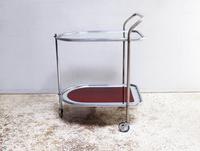 1950’s Art Deco Italian glass drinks trolley (3 of 3) 1950’s Art Deco Italian glass drinks trolley (3 of 3)