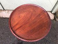 Antique Mahogany Tripod Wine Table (5 of 5) Antique Mahogany Tripod Wine Table (5 of 5)