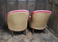 Pair of French Upholstered Fauteuil Armchairs (4 of 5) Pair of French Upholstered Fauteuil Armchairs (4 of 5)