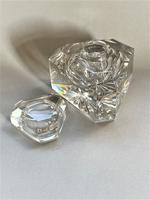 Stylish Art Deco Cut Glass Inkwell (4 of 5) Stylish Art Deco Cut Glass Inkwell (4 of 5)
