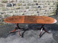 Antique Mahogany Twin Pillar Extending Dining Table (8 of 11) Antique Mahogany Twin Pillar Extending Dining Table (8 of 11)