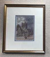 Walter Duncan Watercolour ‘ Walking Home in the Moonlight’ (2 of 2) Walter Duncan Watercolour ‘ Walking Home in the Moonlight’ (2 of 2)