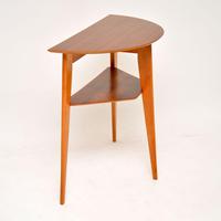 1960’s Vintage Walnut Console Table by H. Shaw (8 of 10) 1960’s Vintage Walnut Console Table by H. Shaw (8 of 10)