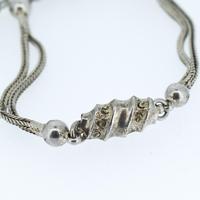 Antique Sterling Silver Albertina Watch Chain Bracelet with Tassel (5 of 8) Antique Sterling Silver Albertina Watch Chain Bracelet with Tassel (5 of 8)