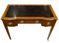Inlaid Mahogany & Satin Banded Writing Table (4 of 7) Inlaid Mahogany & Satin Banded Writing Table (4 of 7)