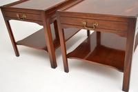 Pair of Georgian Style Mahogany Side Table c.1950s (8 of 12) Pair of Georgian Style Mahogany Side Table c.1950s (8 of 12)