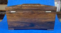 William IV Rosewood Tea Caddy With Mother of Pearl Inlay (7 of 15) William IV Rosewood Tea Caddy With Mother of Pearl Inlay (7 of 15)