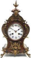 Magnificent French 8-day Mantle Clock Walnut Boulle Striking Mantle Clock (8 of 11) Magnificent French 8-day Mantle Clock Walnut Boulle Striking Mantle Clock (8 of 11)