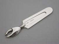 Rare Victorian Silver Lobster Claw Bookmark. By Sampson Mordan & Co, London, 1892. (4 of 6) Rare Victorian Silver Lobster Claw Bookmark. By Sampson Mordan & Co, London, 1892. (4 of 6)
