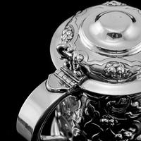 Antique Solid Sterling Silver Large Tankard with Royal Marines Officer Interest - Goldsmiths & Silversmiths Co 1900 (17 of 28) Antique Solid Sterling Silver Large Tankard with Royal Marines Officer Interest - Goldsmiths & Silversmiths Co 1900 (17 of 28)