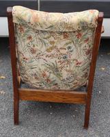 1930s Oak Arts and Craft style Armchair with Floral Upholstery (3 of 3) 1930s Oak Arts and Craft style Armchair with Floral Upholstery (3 of 3)