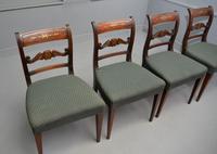 Set of Four Regency Mahogany & Brass Inlaid Dining Chairs (8 of 10) Set of Four Regency Mahogany & Brass Inlaid Dining Chairs (8 of 10)