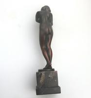 A Good Art Deco Bronze Nude Maiden with Drinking Bowl by Eugene Wagner C.1920 (9 of 11) A Good Art Deco Bronze Nude Maiden with Drinking Bowl by Eugene Wagner C.1920 (9 of 11)