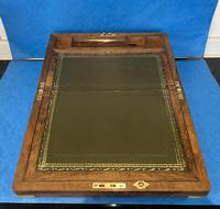 Victorian Brassbound Figured Walnut Writing Slope (15 of 18) Victorian Brassbound Figured Walnut Writing Slope (15 of 18)