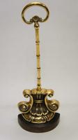 Georgian 15" Brass Door Stop, Door Porter - Fleur De Lys (2 of 7) Georgian 15" Brass Door Stop, Door Porter - Fleur De Lys (2 of 7)