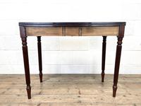 19th Century Mahogany & Boxwood Fold Over Table (9 of 10) 19th Century Mahogany & Boxwood Fold Over Table (9 of 10)