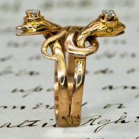 The Antique Late Victorian Diamond Crowned Snake Ring (2 of 5) The Antique Late Victorian Diamond Crowned Snake Ring (2 of 5)
