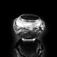 Antique Solid Silver Japanese Condiment Pot / Bowl - Meiji c.1900 (5 of 14) Antique Solid Silver Japanese Condiment Pot / Bowl - Meiji c.1900 (5 of 14)