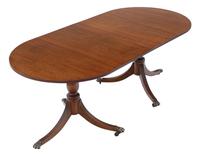 Mahogany Extending Pedestal Dining Table (8 of 9) Mahogany Extending Pedestal Dining Table (8 of 9)