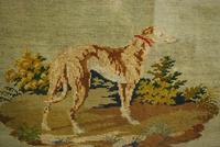 Needlework of a long dog/ greyhound (3 of 5) Needlework of a long dog/ greyhound (3 of 5)